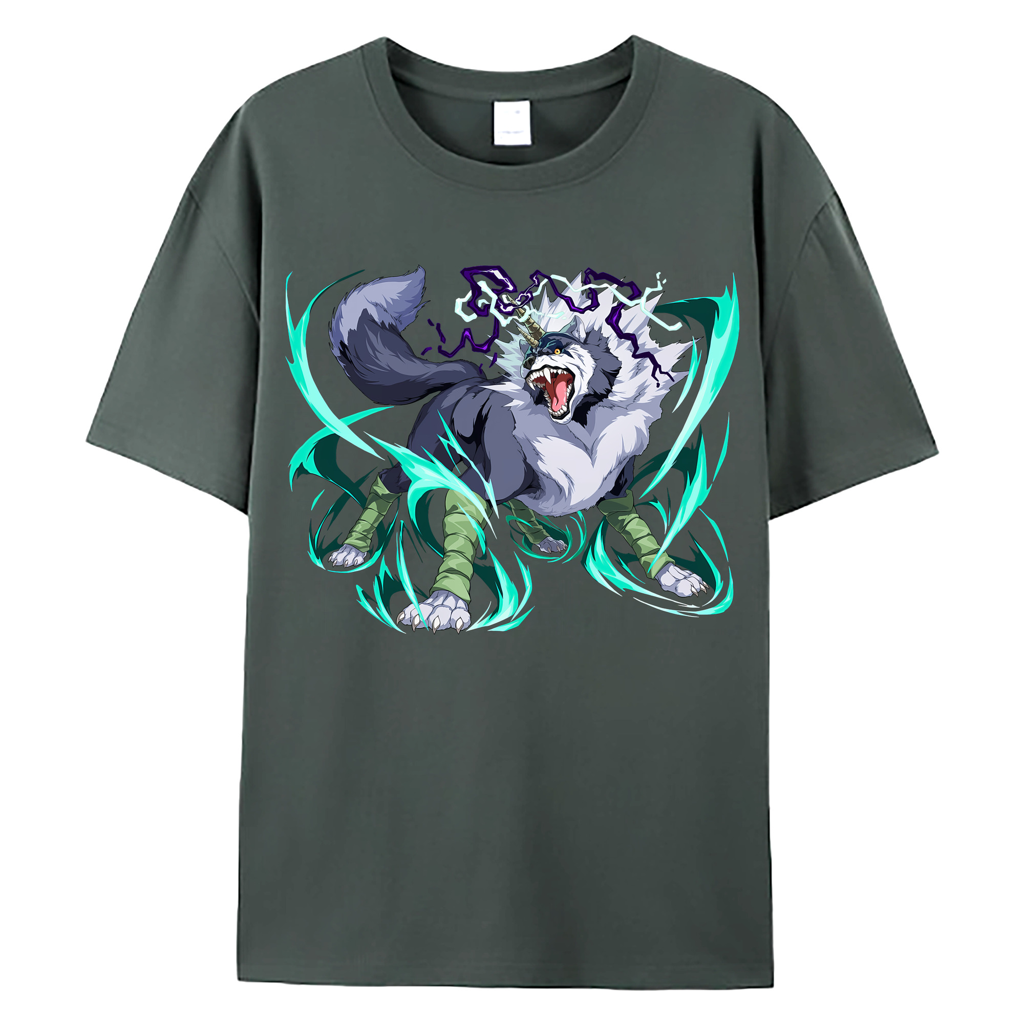 （画像用） 転スラ Regarding Reincarnated to Slime 綿100％ メンズ半袖Tシャツ｜肌触りやわらか＆通気性